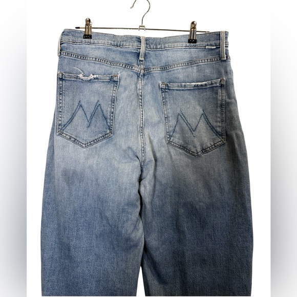 MOTHER The Curbside High Waist Distressed Jeans sz 34 - Picture 5 of 16